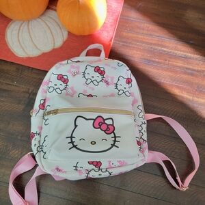 Hello Kitty Pink and White Kids Mini Backpack